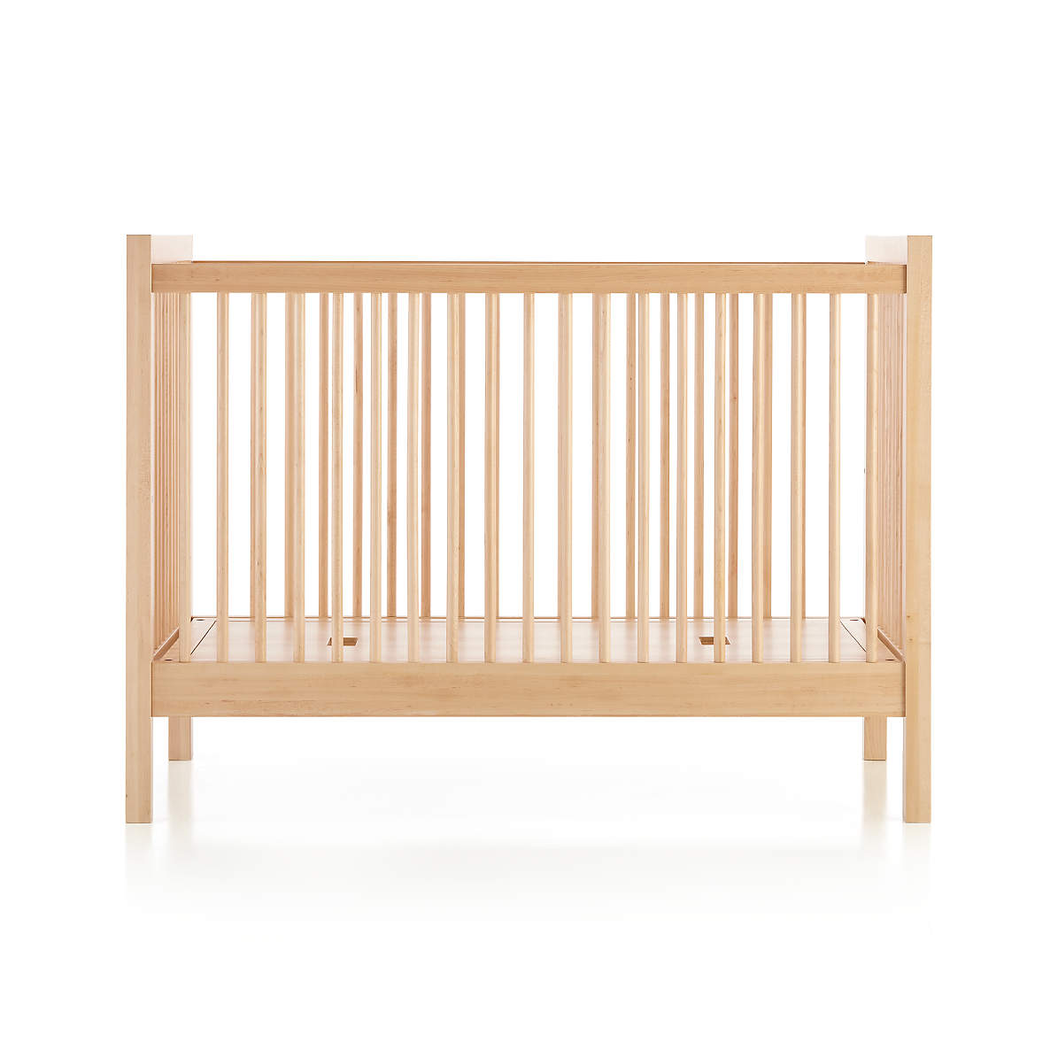 solid maple crib