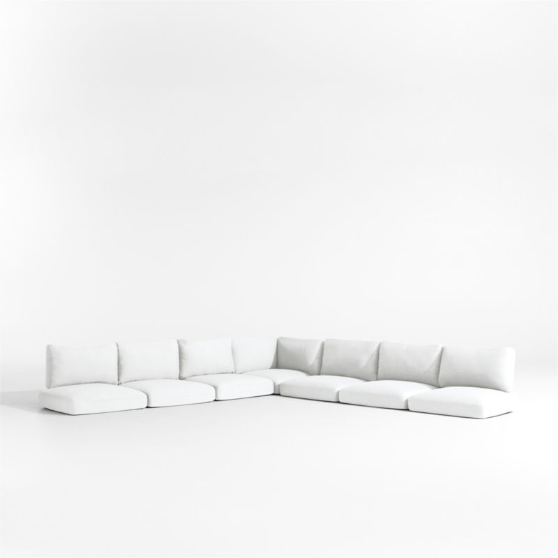 Andorra White Sunbrella ® 5-Piece L-Shaped Outdoor Cushions - image 0 of 4