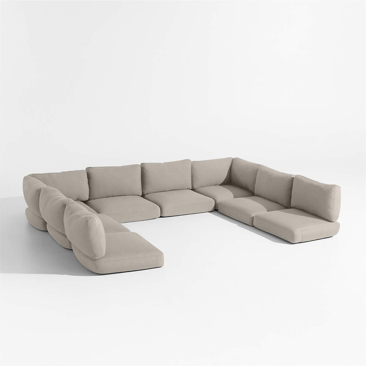 U shaped sales patio cushions
