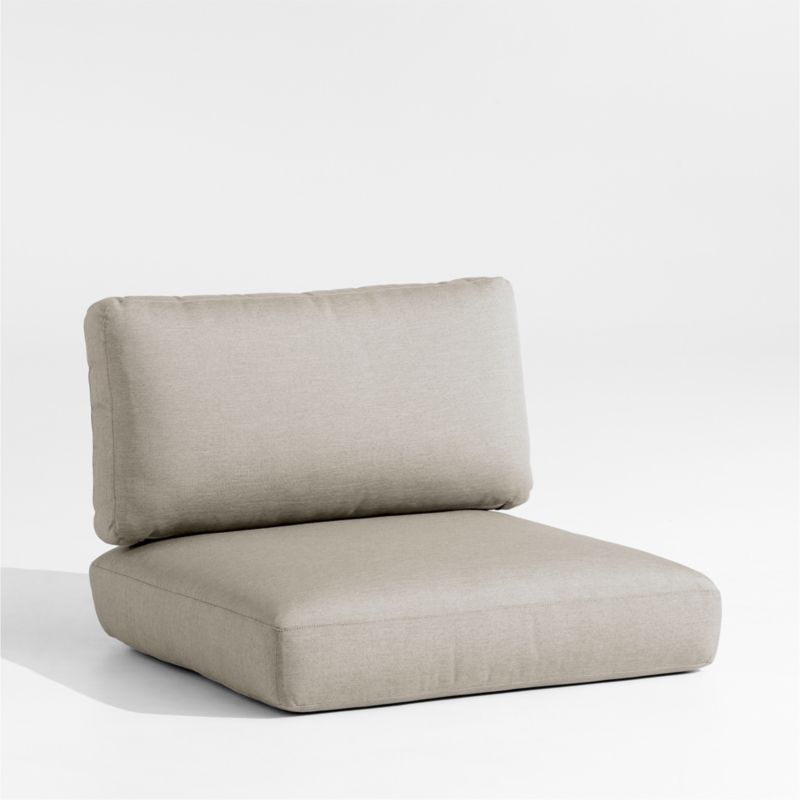 Andorra Taupe Armless Outdoor Cushions