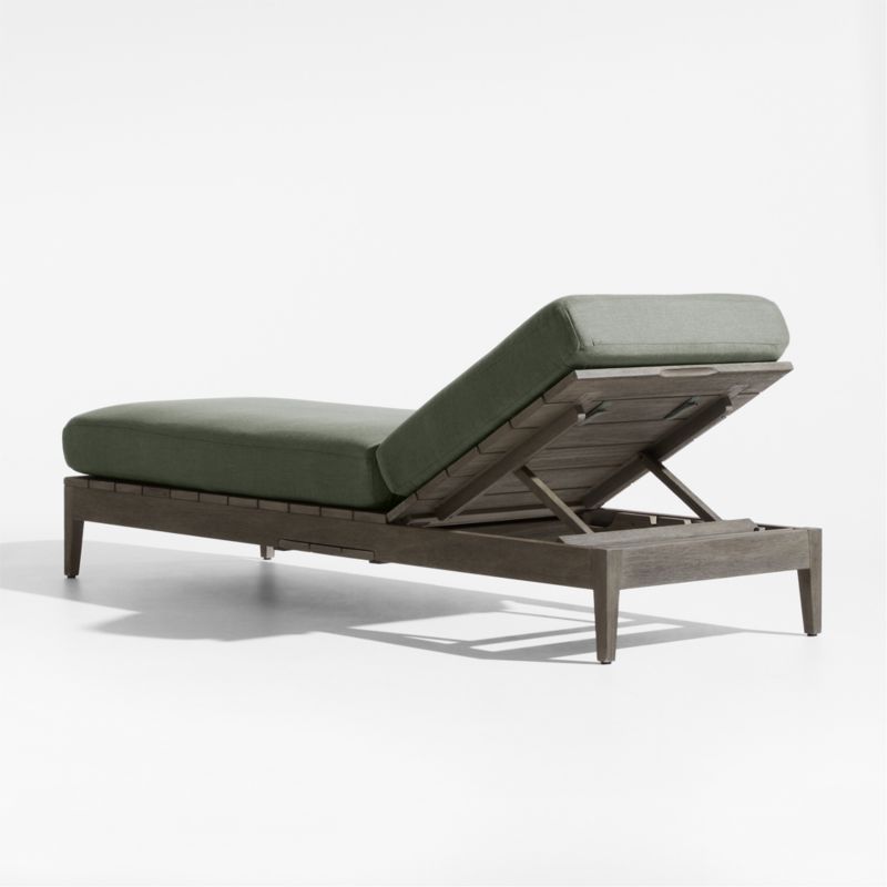 Andorra Sage Green Sunbrella ® Outdoor Chaise Lounge Cushion - image 1 of 9