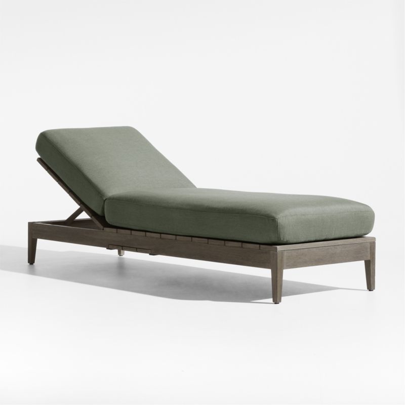 Andorra Sage Green Sunbrella ® Outdoor Chaise Lounge Cushion - image 2 of 9