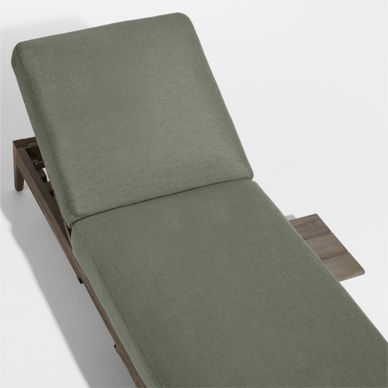 Andorra Sage Green Sunbrella ® Outdoor Chaise Lounge Cushion - image 7 of 9