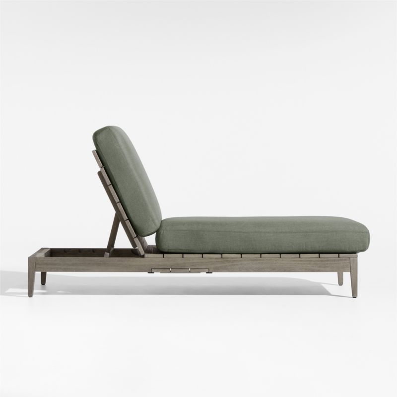 Andorra Sage Green Sunbrella ® Outdoor Chaise Lounge Cushion - image 3 of 9