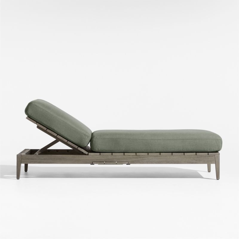 Andorra Sage Green Sunbrella ® Outdoor Chaise Lounge Cushion - image 4 of 9