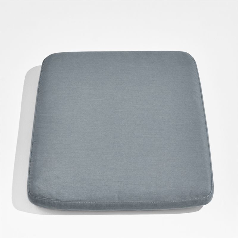 Viewing product image Andorra Haze Blue Sunbrella ® Outdoor Dining Chair Cushion - image 1 of 2