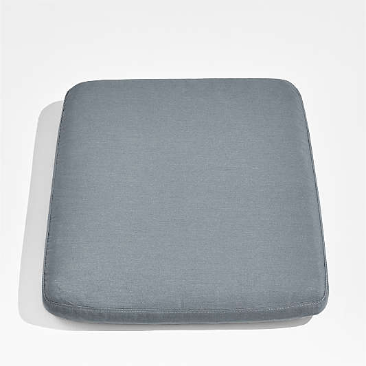 Andorra Haze Blue Sunbrella ® Outdoor Dining Chair Cushion