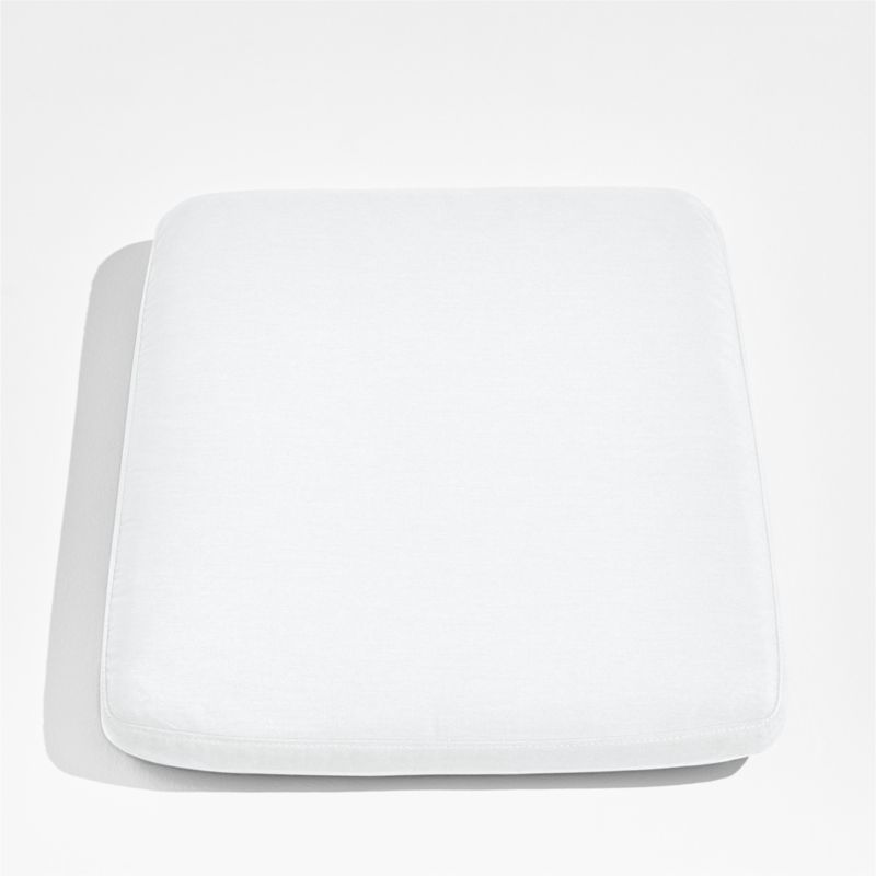 Viewing product image Andorra White Sunbrella ® Outdoor Dining Chair Cushion - image 1 of 1