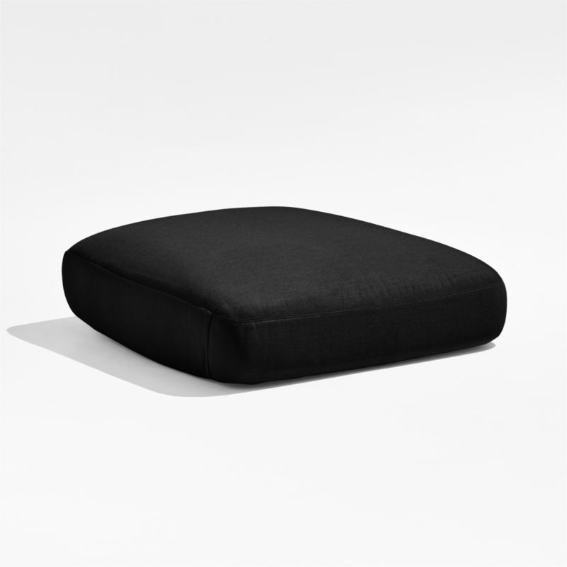 Andorra Black Sunbrella ® Outdoor Lounge Chair Cushion