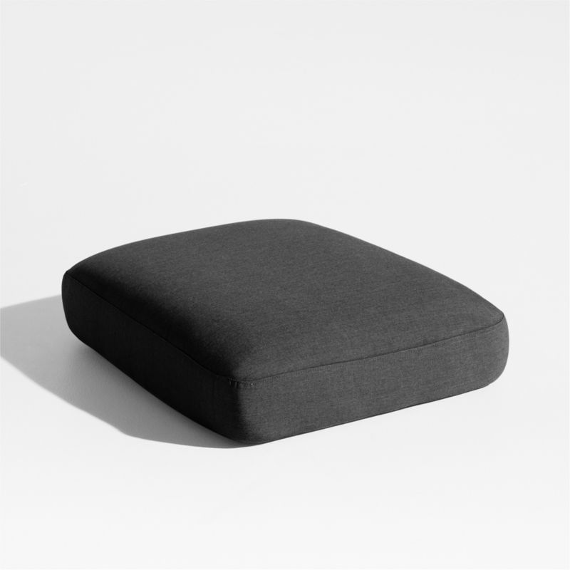 Viewing product image Andorra Charcoal Grey Sunbrella ® Outdoor Lounge Chair Cushion - image 1 of 1