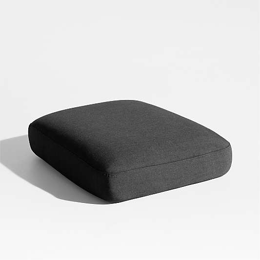 Andorra Charcoal Grey Sunbrella ® Outdoor Lounge Chair Cushion