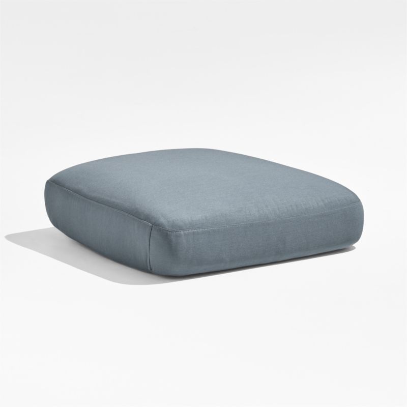 Viewing product image Andorra Haze Blue Sunbrella ® Outdoor Lounge Chair Cushion - image 1 of 2