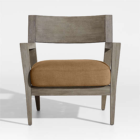 Andorra Cast Teak Brown Sunbrella ® Outdoor Lounge Chair Cushion