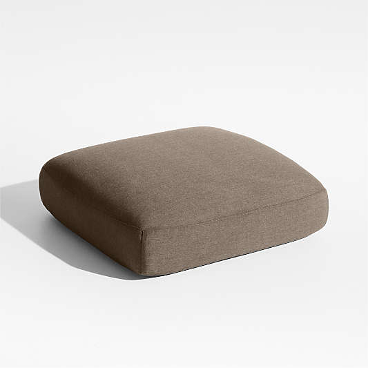 Andorra Cast Shale Brown Sunbrella ® Outdoor Ottoman Cushion