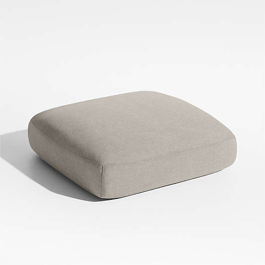 Andorra Silver Sunbrella ® Outdoor Ottoman Cushion