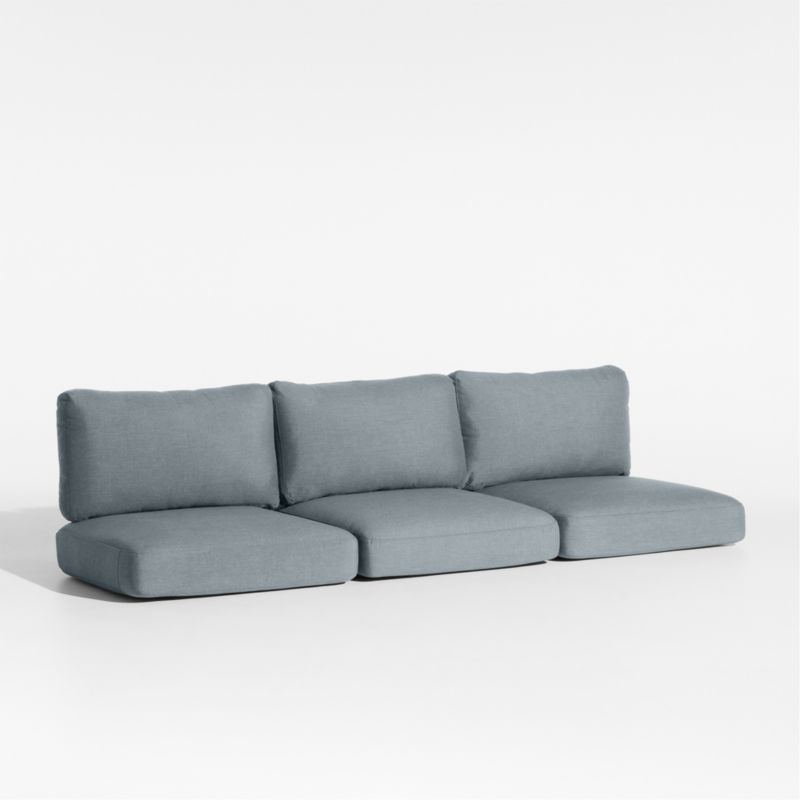 Andorra Haze Grey Sunbrella ® Outdoor Sofa Cushion - image 0 of 1