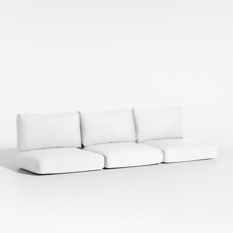 Andorra White Sunbrella ® Outdoor Sofa Cushion - image 0 of 1