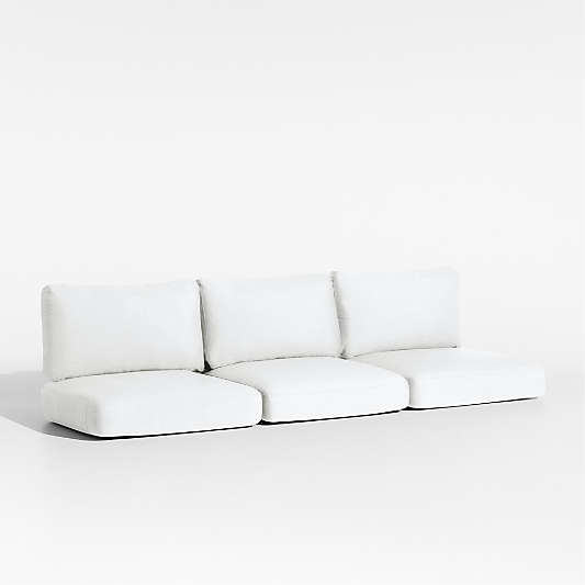 Andorra White Sunbrella ® Outdoor Sofa Cushion