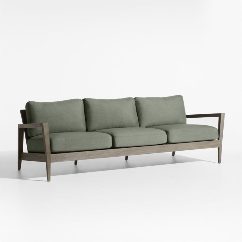 Andorra Sage Green Sunbrella ® Outdoor Sofa Cushion - image 2 of 6