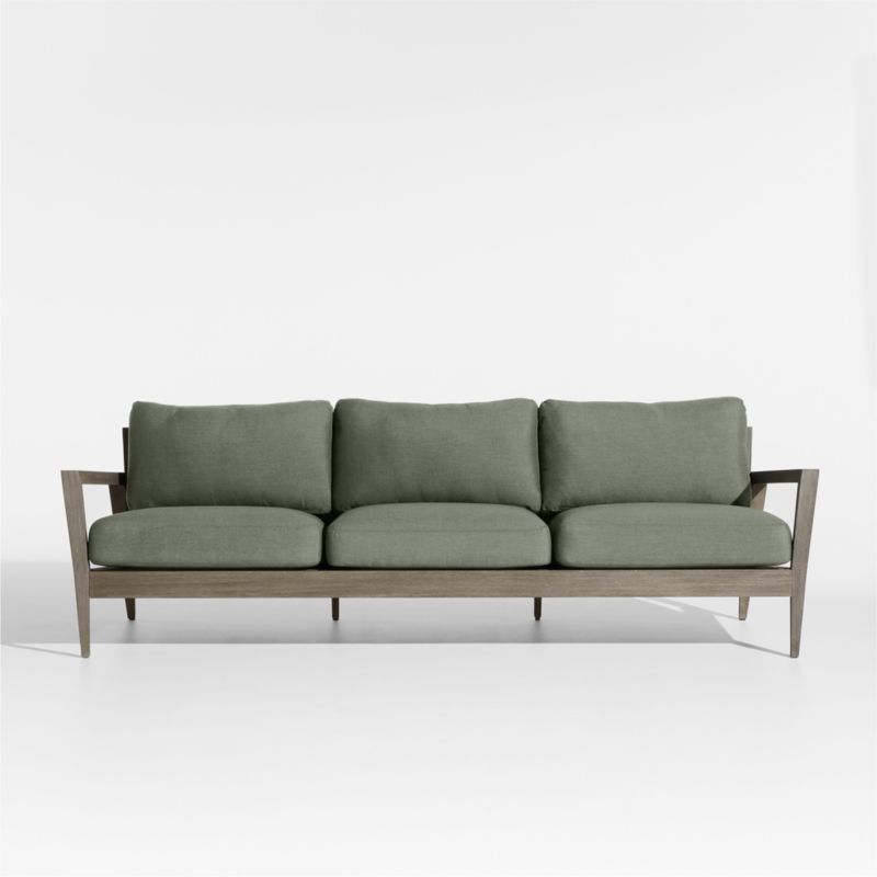 Andorra Sage Green Sunbrella ® Outdoor Sofa Cushion - image 1 of 6