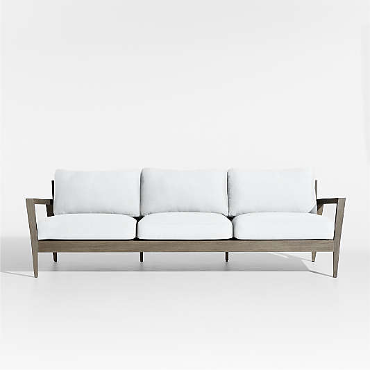 Andorra White Sunbrella ® Outdoor Sofa Cushion