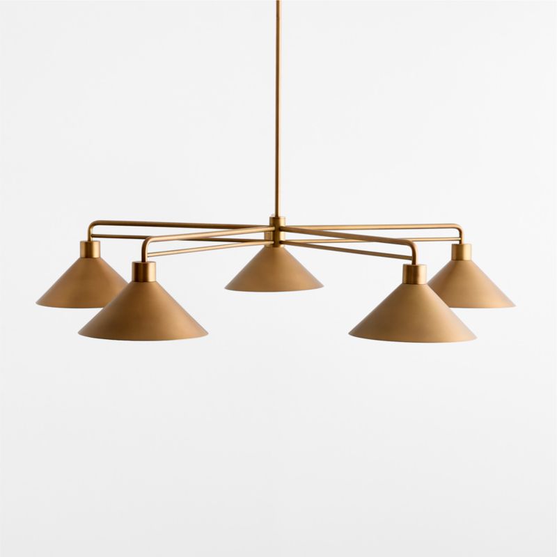 Andre Brass Chandelier Lighting - image 1 of 8