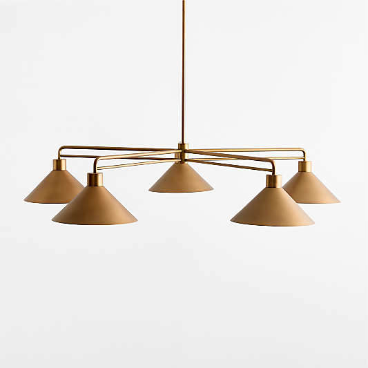 Andre Brass Chandelier Lighting