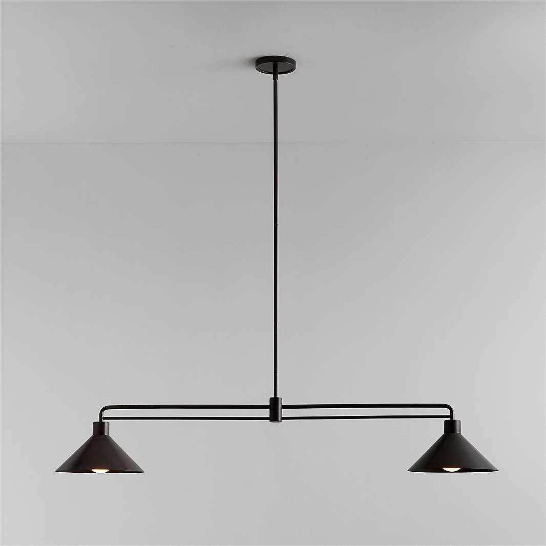 Black and Gold Dining Room Light Fixtures | Crate & Barrel