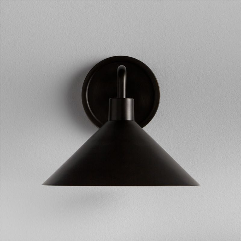Andre Black Wall Sconce Light