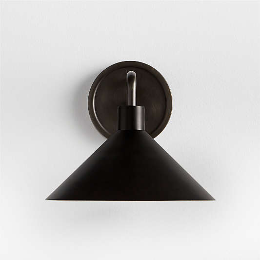 Andre Black Wall Sconce Light