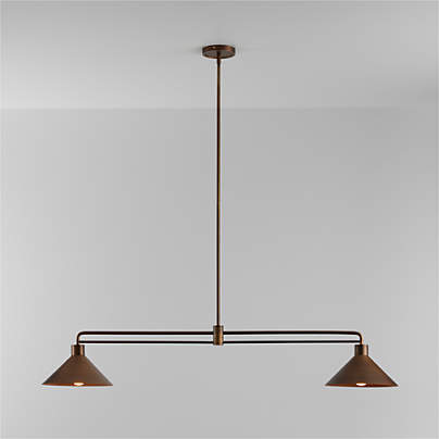 Andre Brass 2-Light Pendant