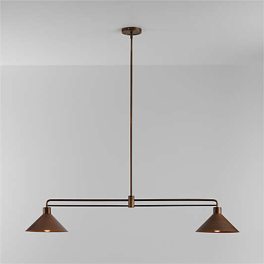 Andre Brass 2-Light Pendant