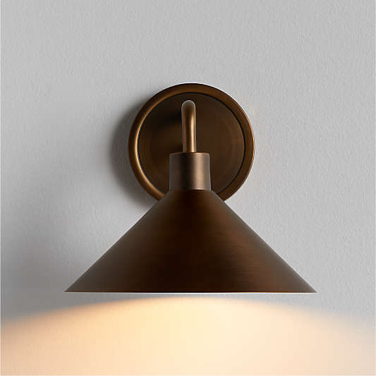 Andre Brass Wall Sconce Light