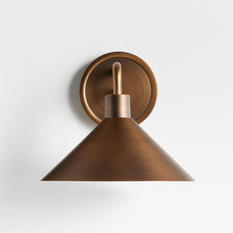 Andre Brass Wall Sconce Light - image 5 of 9