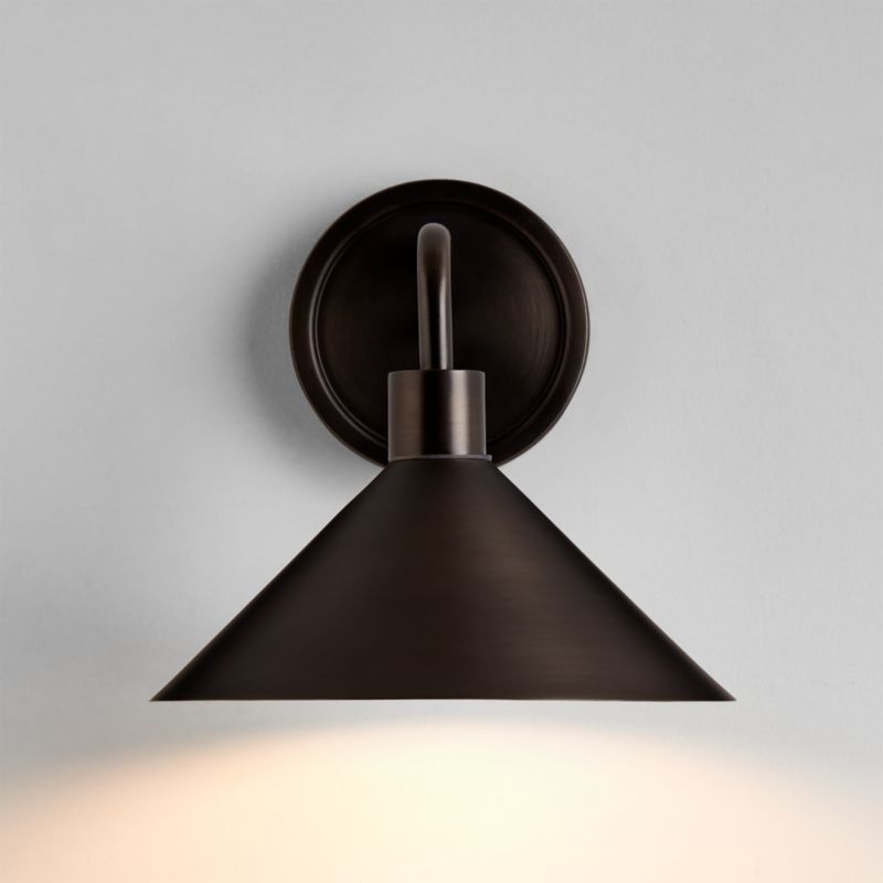 Andre Black Indoor/Outdoor Wall Sconce Light - image 0 of 6