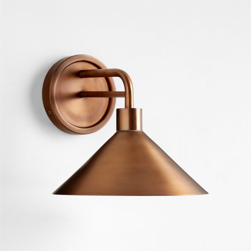 Andre Brass Indoor/Outdoor Wall Sconce Light - image 4 of 6