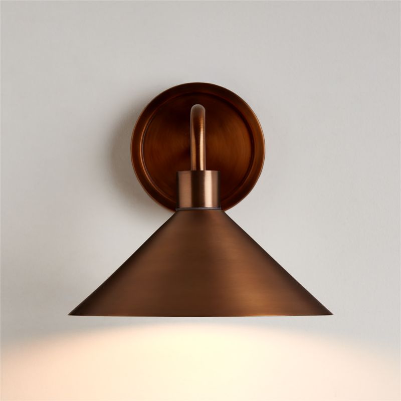 Andre Brass Indoor/Outdoor Wall Sconce Light - image 0 of 6