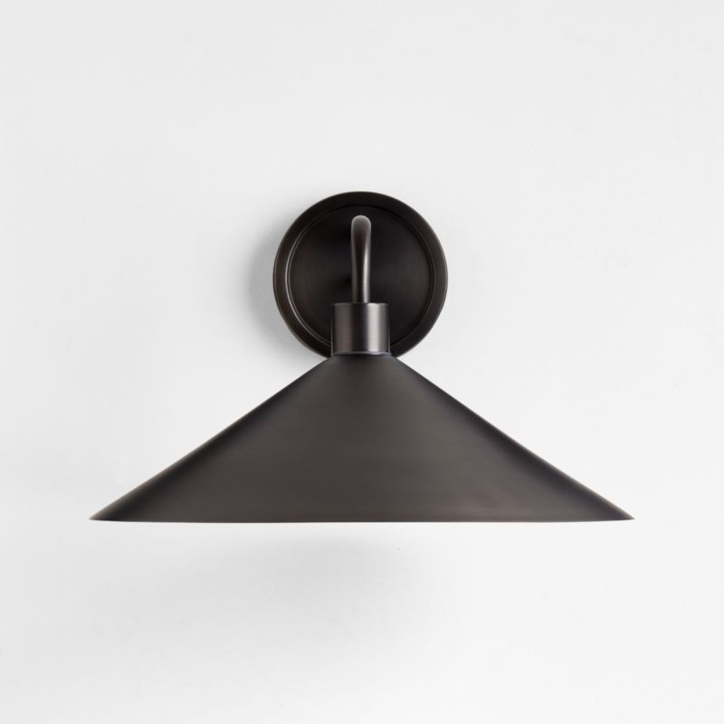 Andre Large Black Indoor/Outdoor Wall Sconce Light - image 3 of 6