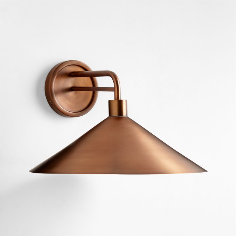 Andre Large Brass Indoor/Outdoor Wall Sconce Light - image 4 of 6