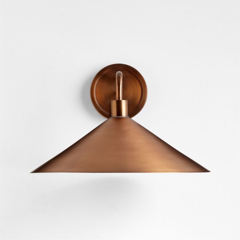 Andre Large Brass Indoor/Outdoor Wall Sconce Light - image 3 of 6