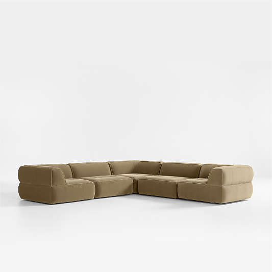 Angolare 5-Piece L-Shaped Sectional Sofa by Athena Calderone