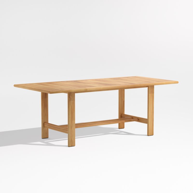 Anguilla 83" Teak Wood Outdoor Dining Table - image 0 of 9