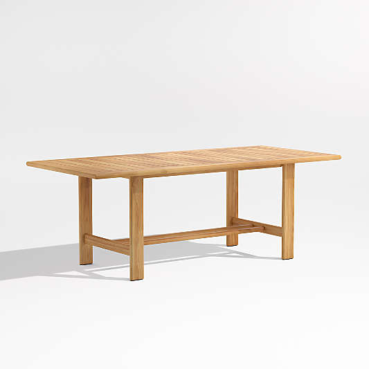 Anguilla 83" Teak Wood Outdoor Dining Table