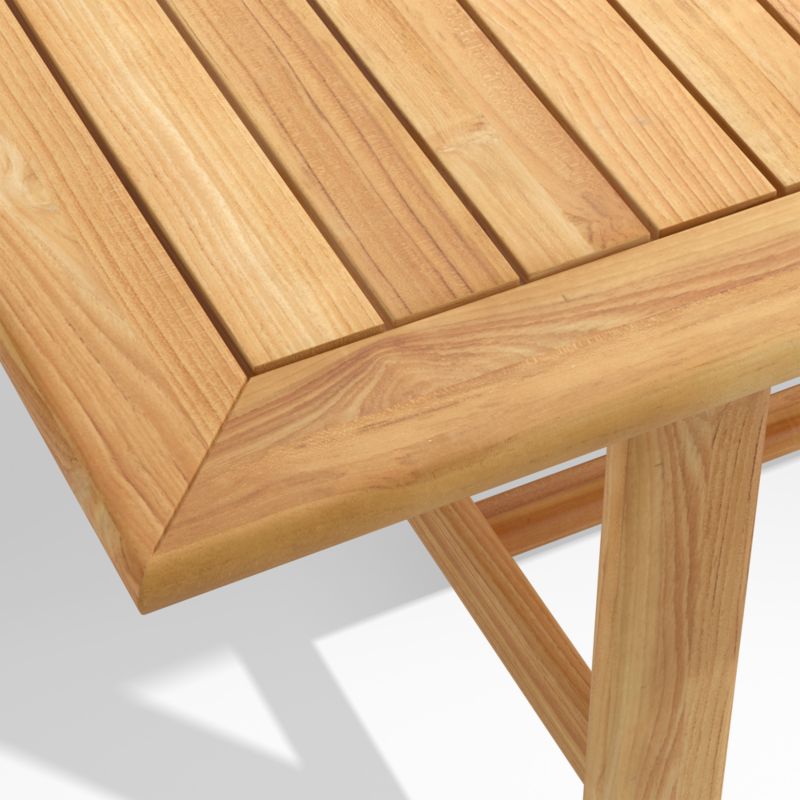 Anguilla 83" Teak Wood Outdoor Dining Table - image 7 of 9