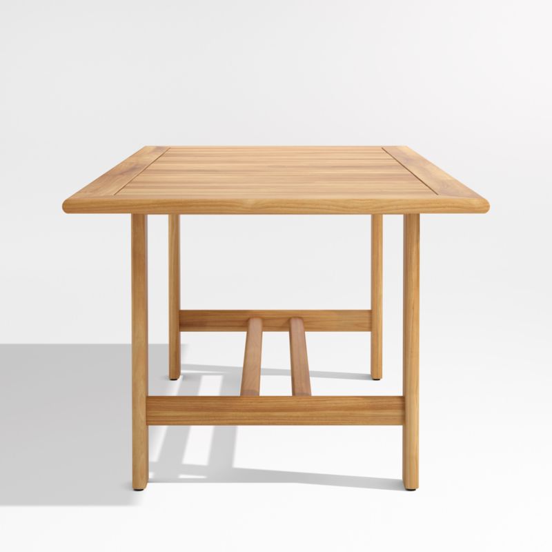 Anguilla 83" Teak Wood Outdoor Dining Table - image 5 of 9