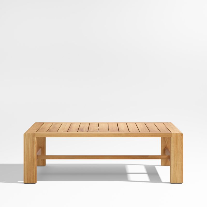 Anguilla 50" Teak Wood Outdoor Coffee Table