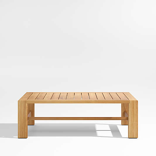 Anguilla 50" Teak Wood Outdoor Coffee Table