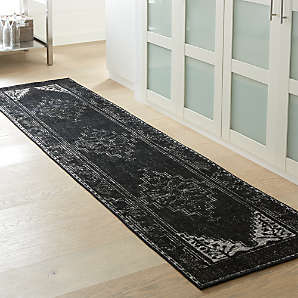Small Rug Trenton Gifts Carpet Runner for IndoorOutdoor Use Charcoal Gray 
