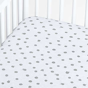 Polka dot hot sale cot sheet