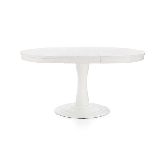Aniston White 45" Round Extension Dining Table